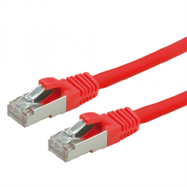 Imagine Cablu retea SFTP Cat.6 rosu, LSOH, 10m, Value 21.99.1281